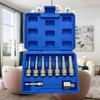 Screw Extractor Set with Storage Box Sturdy Convenient Compact Versatile Professional Replacement Practical Removal Tool