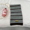 Colorful Striped Korean Style Scarf: Warm, Windproof Autumn & Winter Accessory for Students