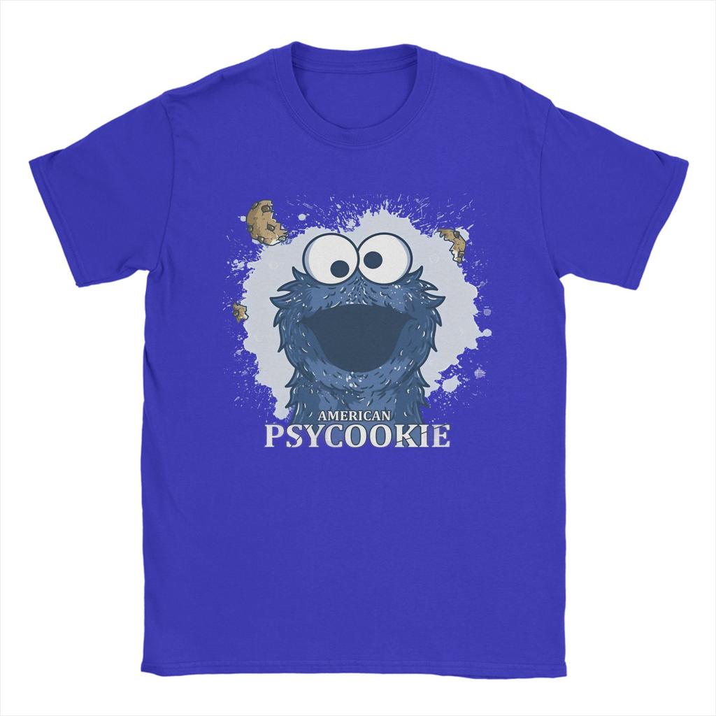Sesames Streets Elmo T Shirt Unisex Womens Cotton Humor TShirts Round Collar Oscar Tees Short Sleeve Clothing 4XL 5XL
