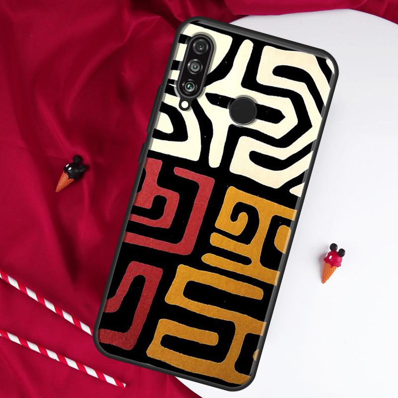 African Fabric Print For Huawei Nova 8i 7i 11i 12i 12s 9 10 SE Y90 Y60 Y70 Y72 Y61 Y91 P30 P40 Lite P60 Pro Case