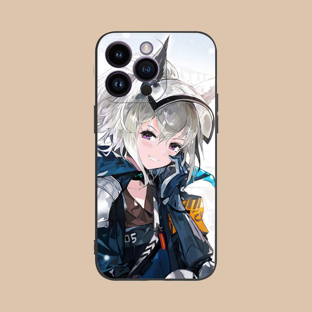 Arknights Grani Matte TPU Mobile Phone Case for iPhone 17 16 15 14 13 12 11 X XR XS 8 7 Air Pro Max Plus Mini Colorful Cover