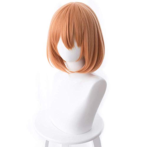 Eileen Quintessential Quintuplets Nakano Yotsuba Cosplay Wig, Heat-Resistant, Anime Wig, Disguise Wig for School Festivals [Includes Net]