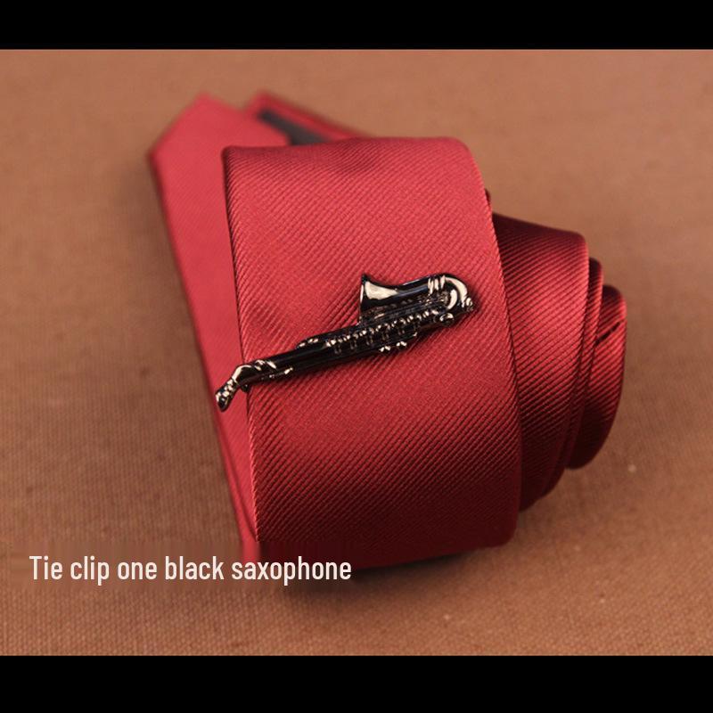 Herren Krawattenklammer - Schnurrbart, Schwarze Feder & Anker Designs verfügbar