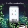 57QF Air Ionizers Mini Odor Smoke Eliminator Quiet Air Purifier Deodorizer Ozone Generator for Kitchen Bedroom Closet for Car