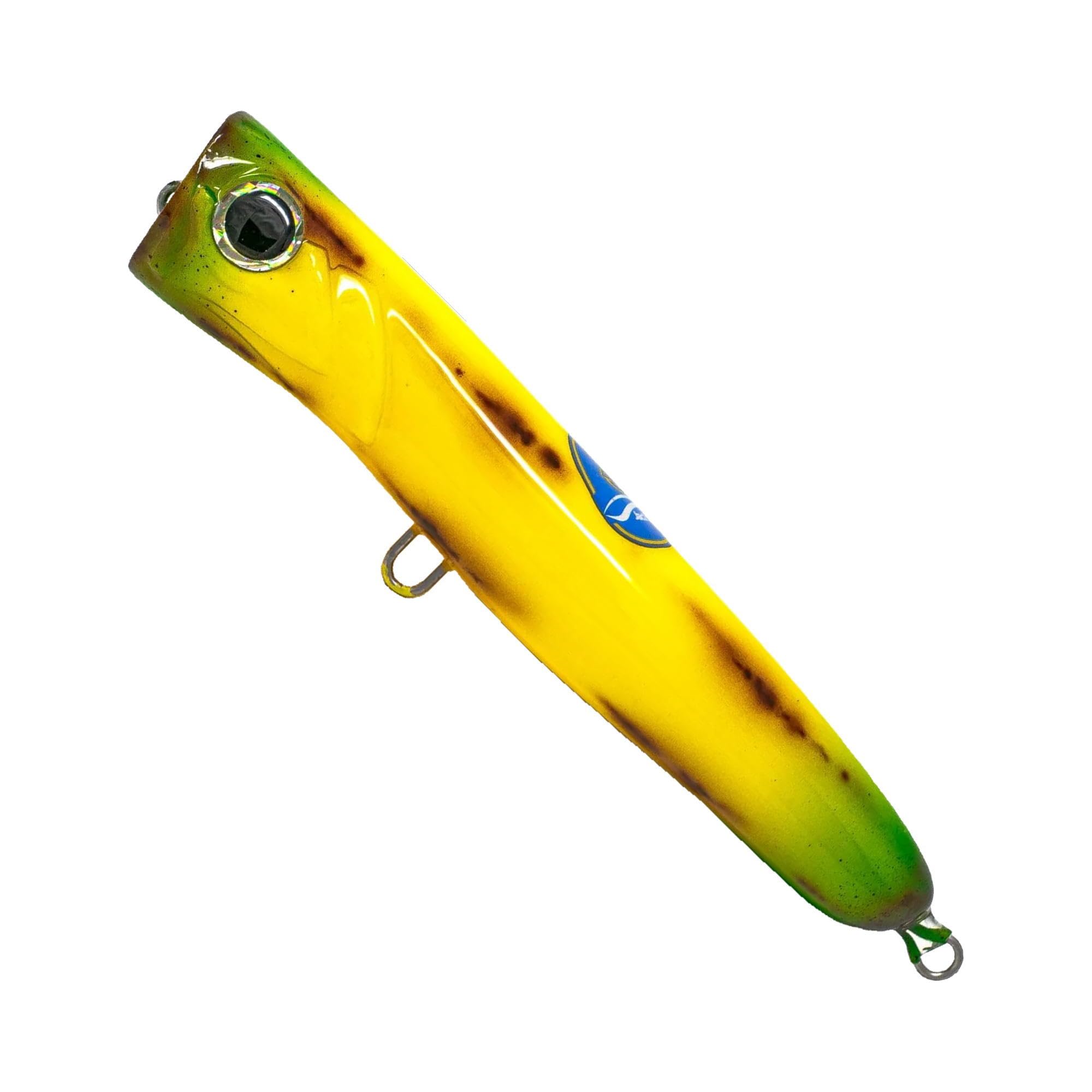 

Jack Fin Bluefish Popper KRONOS 180 Banana Кастомная приманка Ручная работа Кастинг