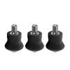 3PCS Durability Rubber Foot 1/4 Stainlessed Steel Foot Nail For Various Tripods Enhances Grip