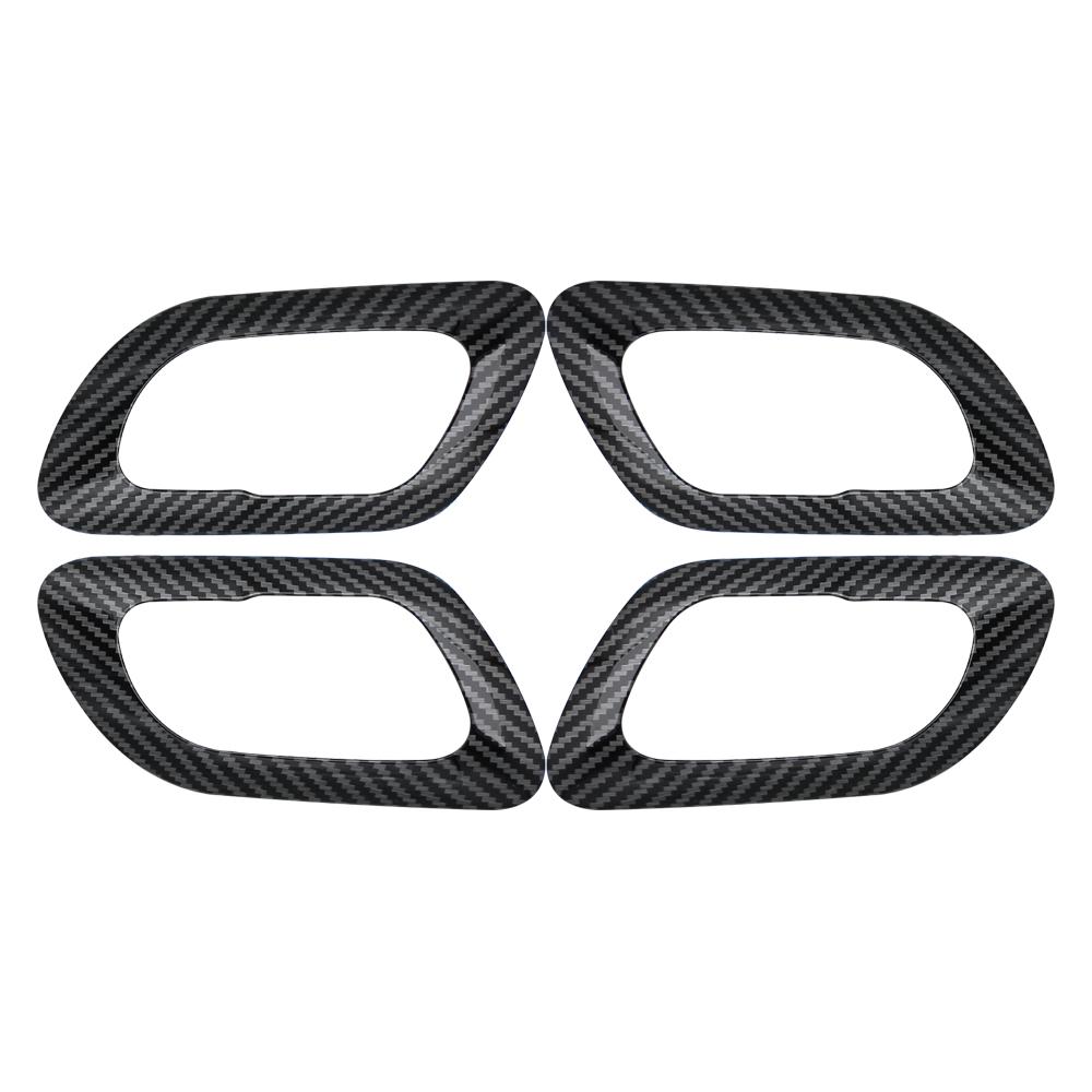 For Peugeot 3008 2011 - 2014 2015 Door Handle Frame Cover 4Pcs/set Door Handles Decoration Sticker Trim Car Interior Accessories
