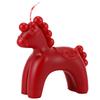 Scented Candle 80percent  Paraffin Wax 20percent  Soy Wax Red Horse Shape Aromatherapy Candle for Home Ornament Present