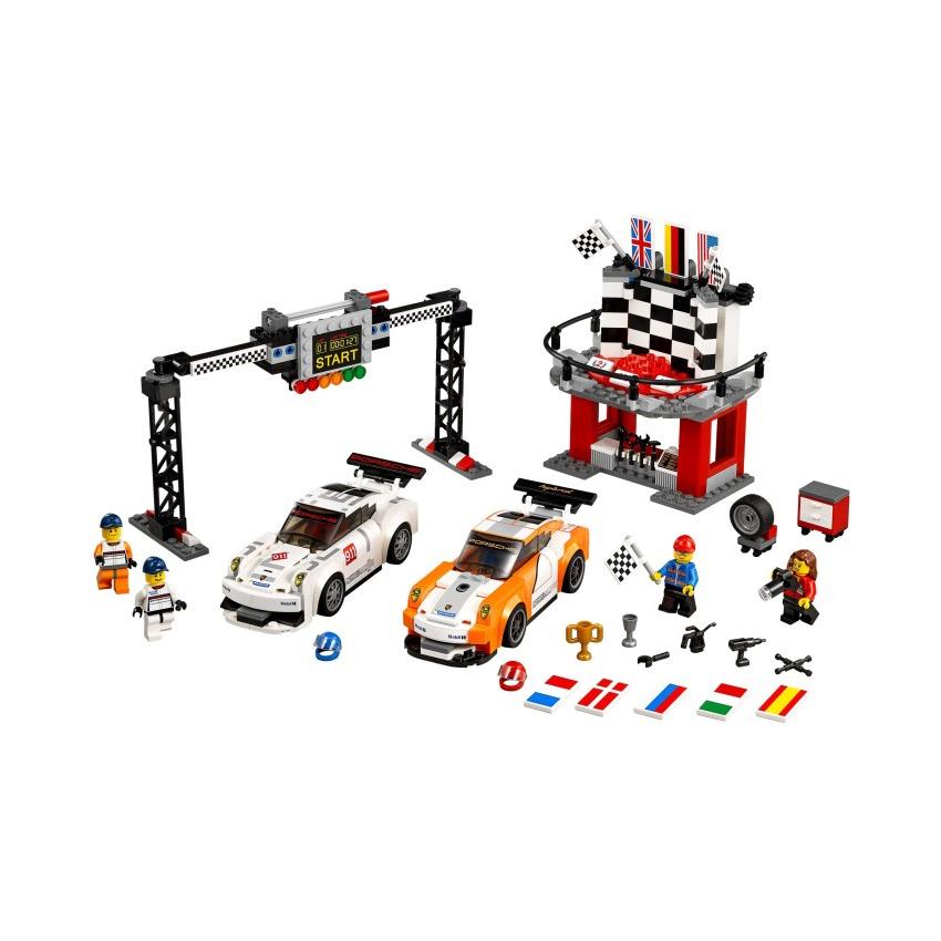 LEGO Speed Super Racing Collection Porsche 911 GT Finish Line Building Blocks 301 600 75912