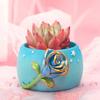Creative Plaster Gypsum Mould Suitable Flowerpot Concrete Silicone Mold Home Garden Plants Molds Round Container Home Supplies