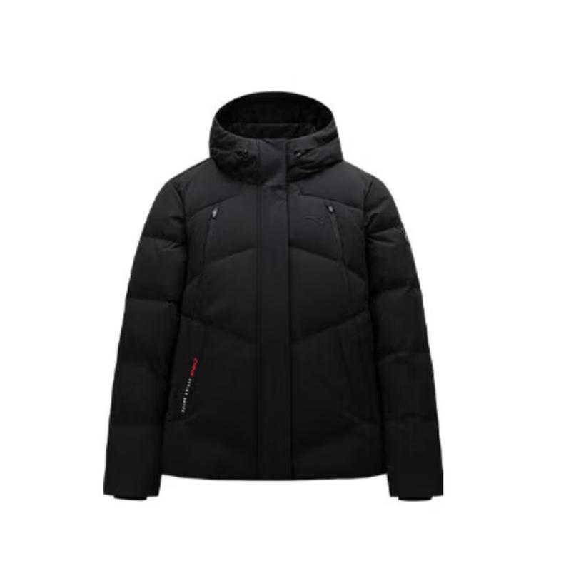 Anta Women's Ice Armor 90 Down Water-Repellent Hooded Puffer Jacket