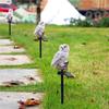 Owl Lights Outdoor Solar Powered Lawn Floor Lamp Waterproof Landscape Lighting Pathway LED Animal Lantern Yard Lawn Garden Decor