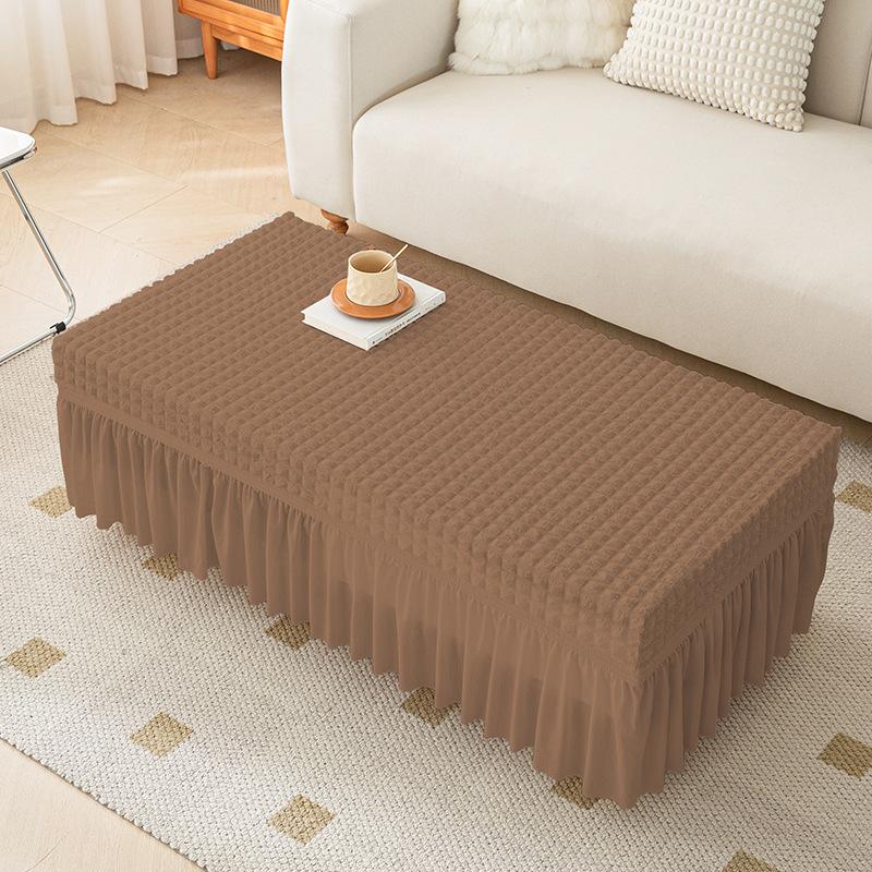 Tablecloth Coffee Table Set Seersucker Stretch Table Cover Full Cover Table Cover Lace Lace Table Cover