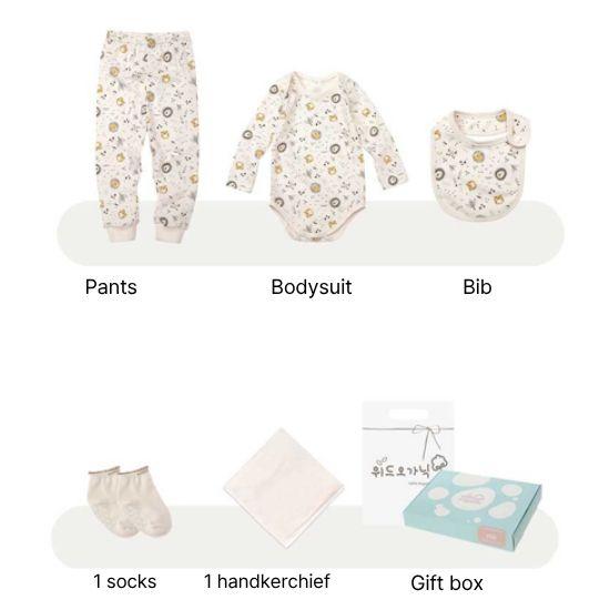 Withorganic Year of the Horse Newborn 6-Piece Premium Gift Set - Tiger Friend