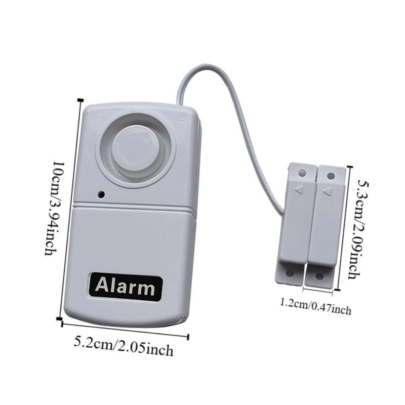 Magnetic Sensor Burglar Alarm High Decibel Detector Battery Powered Window Sensor Wireless Smart High Decibel Alarm Doors