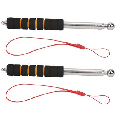 2PCS Teleskop Leere Trommel Hammer Tragbare Zimmer Test Stange Fliesen Inspektion Werkzeug 130CM