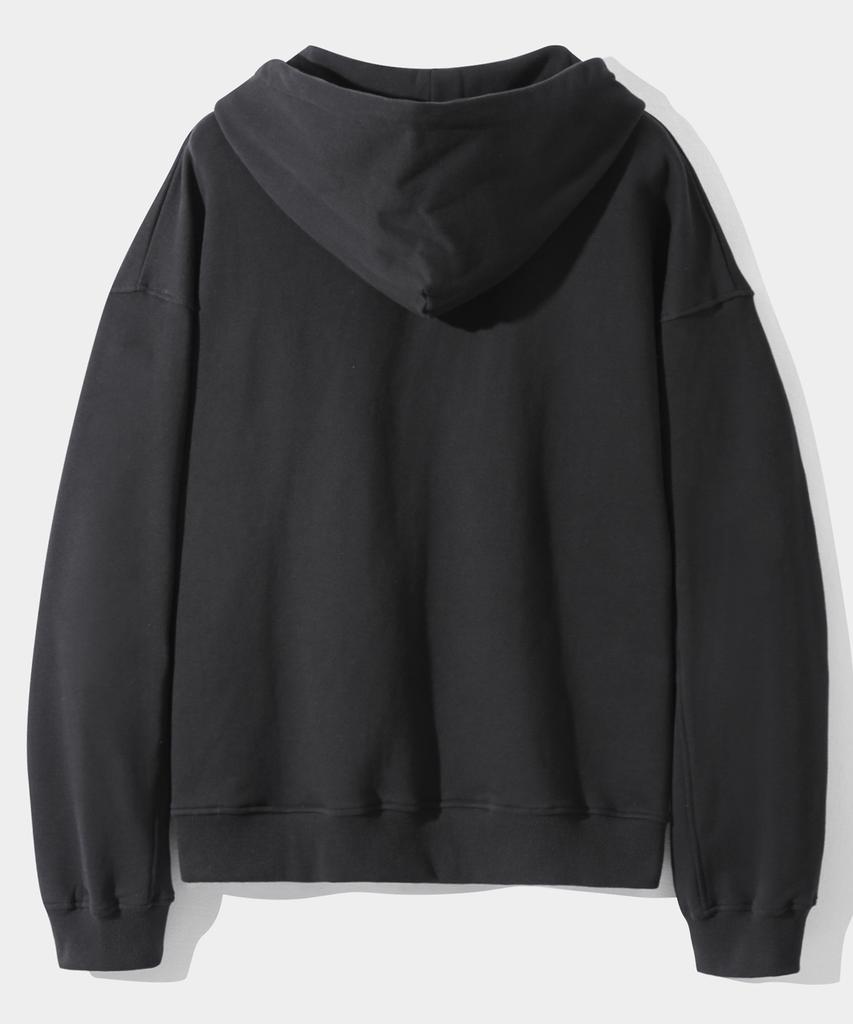 Dimitri Black [Crop Selection] Asi Four Seasons Essentials Hooded Zip-Up_Sweat Black