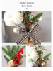 25CM Mini Christmas Tree Ornament for Tabletop or Window Display - Festive Potted Decoration