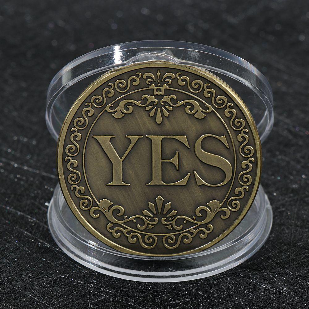 Bronze Challenge Coins Collection Art Commemorative Coin Souvenir Collectible Coins Yes No