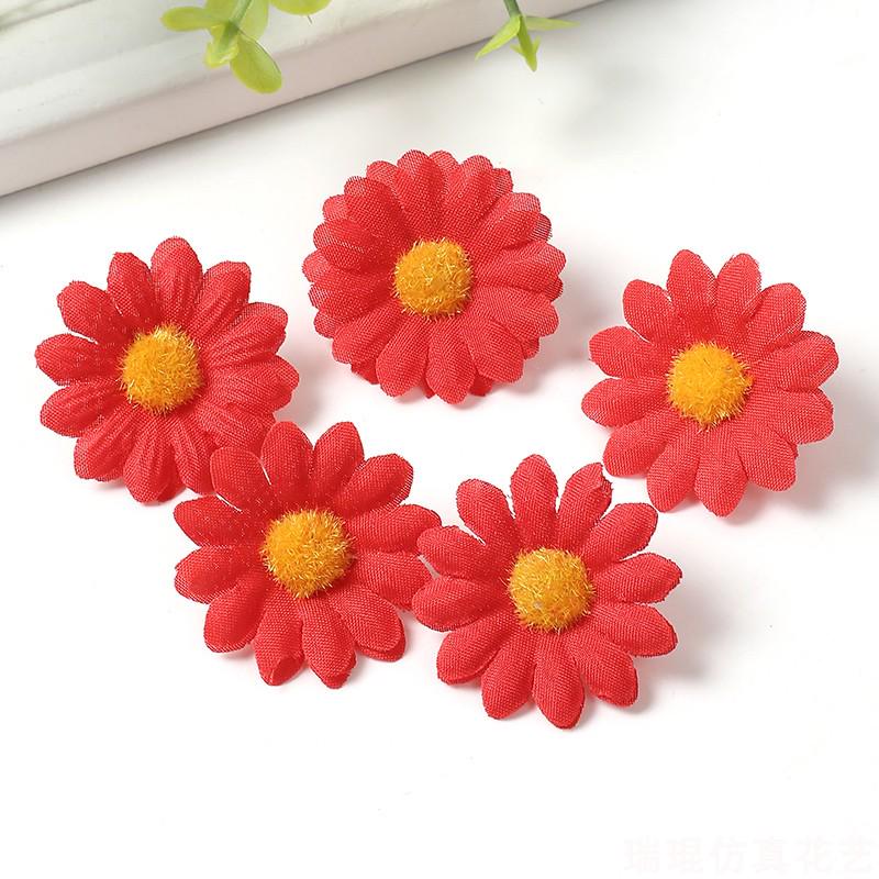 Mori Sonnenblume & Chrysantheme Seidenblumen für Foto-Requisiten & DIY-Bastelarbeiten