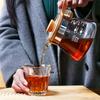 Havmore Cafeteira de Vidro Borossilicato de Alta Resistência ao Calor Servidor de Café Gotejador Vidro Cabo de Madeira Cafeteira para Compartilhar