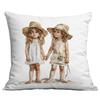 New Summer Retro Polyester Pillow Case Home Sofa Cushion Pillow Case Decoration