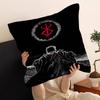 Anime B-Berserk Guts And Griffith Cushion Cover Inches Farmhouse Decor Home Throw Pillow Covers For Couch Decorations