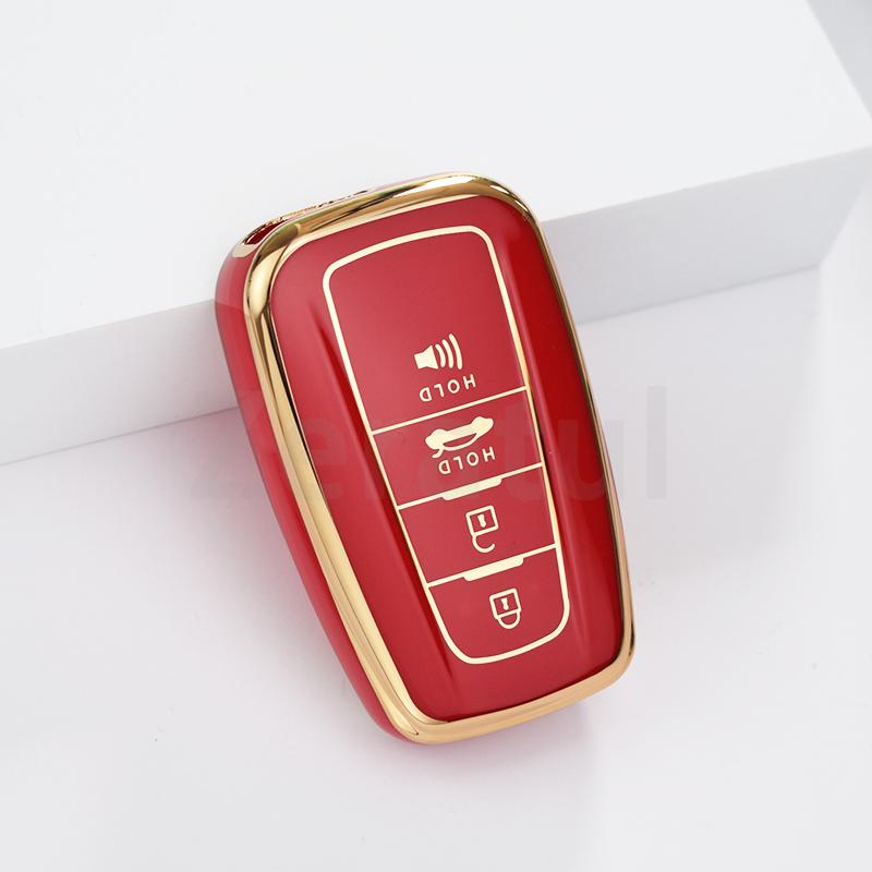 Tpu Car Key Cover Case Auto Shell Fob Holder For Toyota Rav4 Corolla Camry Prius Avalon Hybrid Highlander
