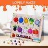 Magnetic Color And Number Maze Toy For Kids,Fine Motor Skills Board, Learning And Educational Fine Motor Skills Toy Birthday Gifts For Boys ,Girls