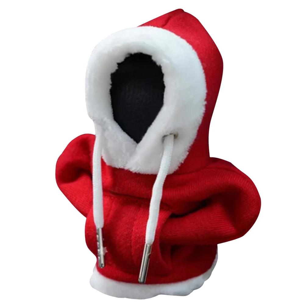 Weihnachten Schalthebelknauf Hoodie Sweatshirt Schalthebelabdeckung Plüsch Schalthebelknaufabdeckung Für Auto Schalthebel Auto Innenraumdekor