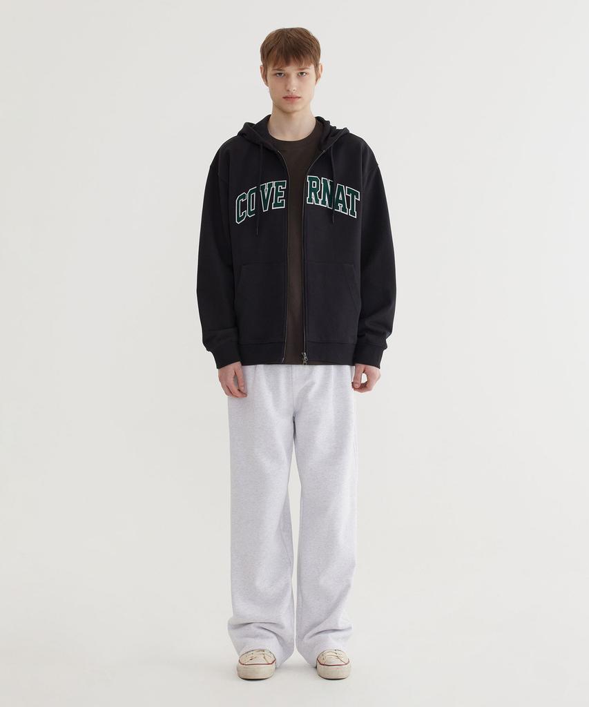 COVERNAT Semi-Wide Authentic Sweatpants Heather Gray