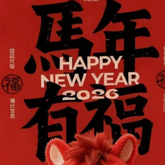 2026 Ponnytema Platt Nedräkningskalender 24-Dagars Överrasknings Adventskalender för Barn Festlig Hem- och Bildekoration för Nyårsfirande