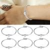 Exquisite Women Jewelry Heart Initials Bracelet A-Z Letter Engraved