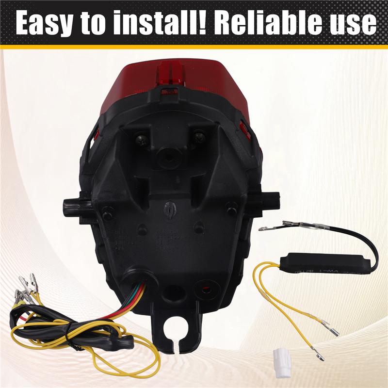 Motorcycle Taillight Rear Brake Turn Signal Integrated Tail Light For Suzuki GSXR1000 GSXR1000R 2017-2026