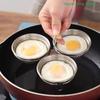 Egg Steamer Steamed Egges Mold Stainless Steel Egg Poacher Poaching Pan Mould Hoousehold Kitchen Cooking Tool Gadget