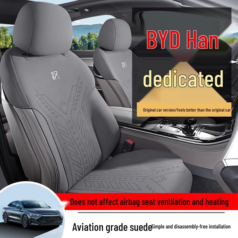 BYD Han All-Season Suede Seat Cushion Cover