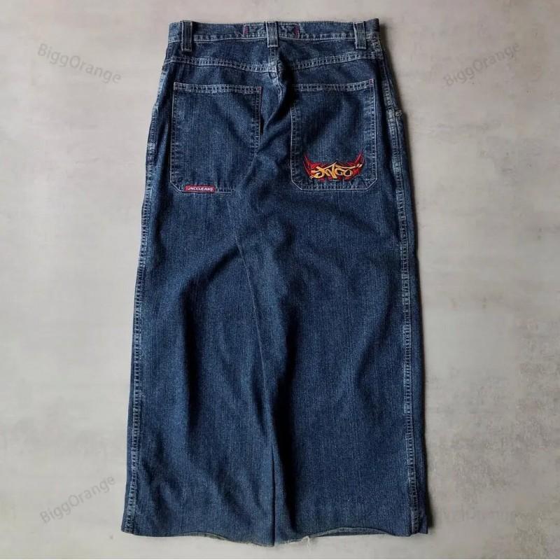 Jeans Uomo Vestibilità Dritta Denim Lavato Vintage Vita Alta Casual Streetwear Pantaloni Slim Stretch Cotone