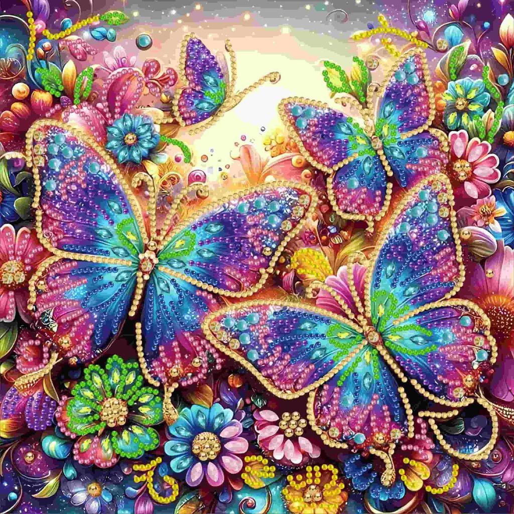 Diamond Painting, Special-Shaped Diamond Painting, Handmade Sticker Material Package 30 * 30 Diamond Sticker Diy Decorative Painting Cross-Border