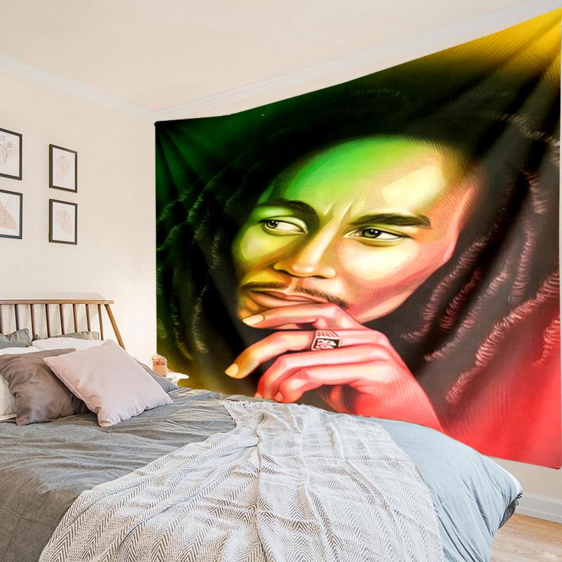 Bob Music Vibrant Art Tapestry, Unique Design Tapestry, Wall Decor for Bedroom,Livingroom, Playroom,Heartwarming Fan Holiday Gifts