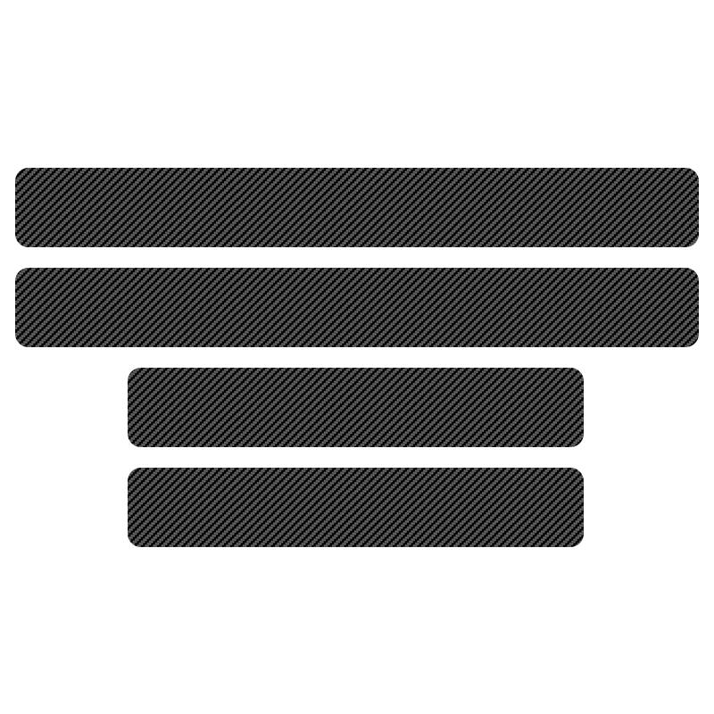 

4Pcs Car Door Threshold Carbon Fiber Scuff Plate Sticker Accessories For Suzuki DZire IGNIS Alto Spacia Jimmy VITARA SX4 GW250