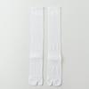 Solid Color Knee High Stockings Ultra-thin Calf Long Socks Comfortable Ruffle Two Toe Socks  Women