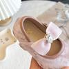 Spring New Girls' Leather Shoes Butterfly Bow Girl Princess Shoe Soft Soled Girls Shoe Child Performance Shoe Fashion Kids Shoes