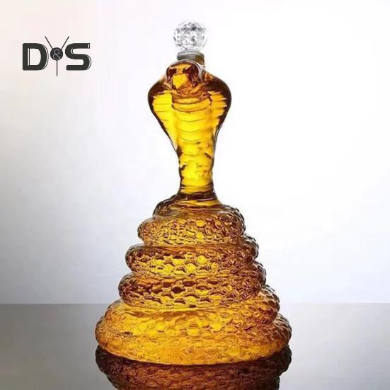 Dekantér na hadí whisky Legrační zvířecí láhev pro milovníky whisky Nádoba na skladování whisky Dárek pro nadšence do whisky táta manžel přítel