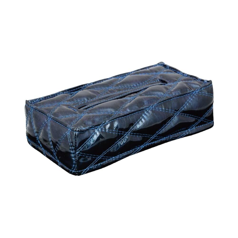 JET INOUE Moco Moco Tissue Case, Double Stitch, Rectangular, Maverick Blue 594994