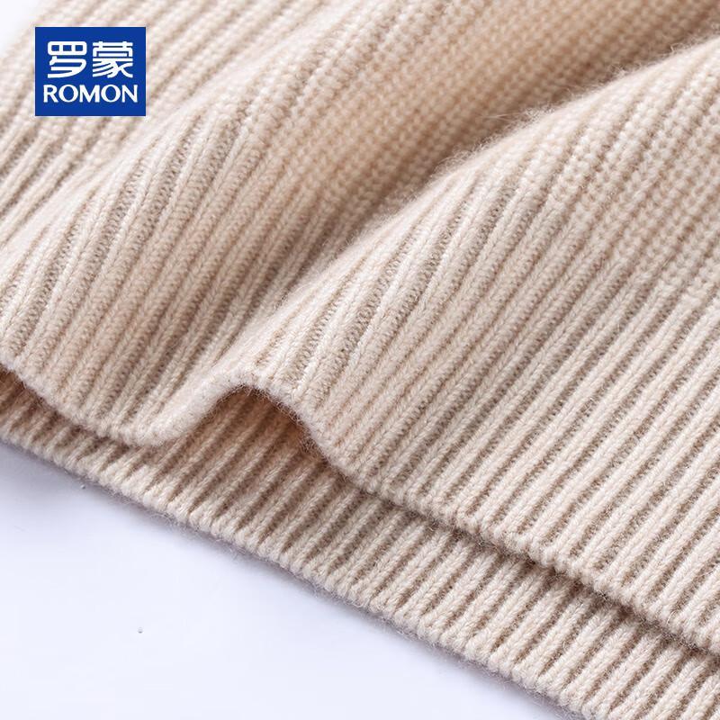 ROMON Men's V-Neck 100% Pure Cashmere Sweater