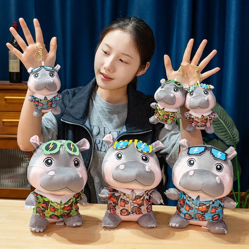 15/23Cm Cute Thailand Hippo Plush Toy Internet Celebrity Doll Soft Stuffed Animal Doll Boys Girls Birthday Holiday Gift