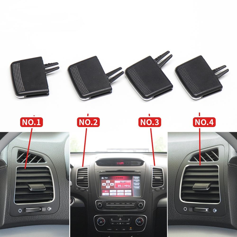 Car Front Center Duct Vent Air Nozzle Car Air Conditioning Outlet Valves for Air Conditioning Nozzle  For Kia Sorento 11-18