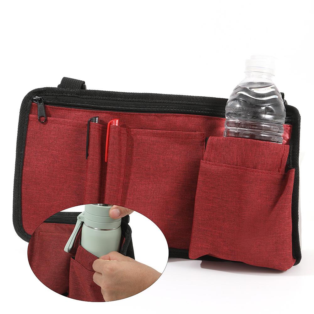 1PC Wheelchair Side Hanging Bag, Multi-Functional Armrest Pouch, Office Chair Side Pocket for Carrying Medical Supplies