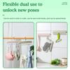Cloth Hook Wardrobe Storage Organiser Anti Slip Tie Rack Hanger Multi Hanging Storage Hanger  Home