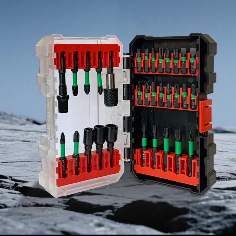 Rustproof 31Piece Magnetic Screwdriver Bit Set High Strength Steel Bits For Home Repair Car Maintenance And DIY Projects